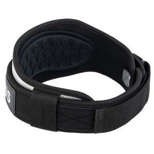 Пояс атлетичний текстильний EZOUS CARBON FIBER BELT WITH WAIST PAD O-08 спинка-16см розмір S-L чорний