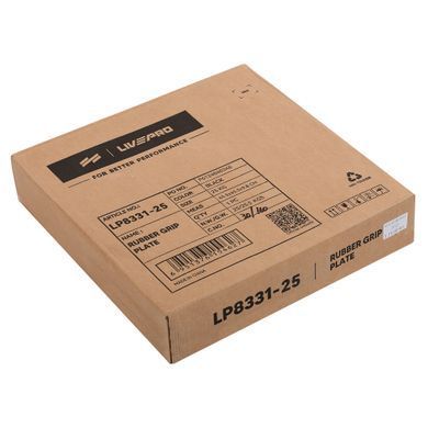 Бамперні диски гумові Bumper Plates LiveUp LP8331-25 &oslash;50.5мм 25кг чорний