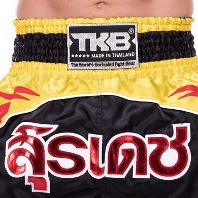 Шорты для тайского бокса и кикбоксинга TOP KING TKTBS-146 размер M цвет черный