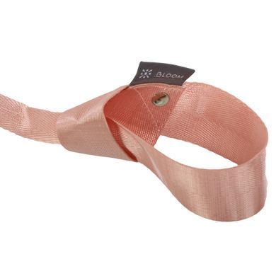 Ремень-стяжка для переноски коврика BLOOM YOGA STRAP LB7080 цвет белый