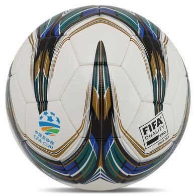 М'яч футбольний STAR ALL NEW POLARIS 5000 FIFA SB105TB колір білий-зелений