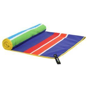 Полотенце для пляжа и бассейна из микрофибры RAINDOW BEACH TOWEL T-RST цвет синий-красный