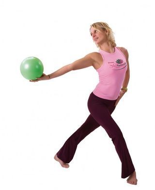 Мяч Togu 26 см, Feel Redondo Ball, зеленый, розовый. 491600