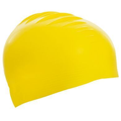 Шапочка для плавания латексная для взрослых MadWave SOLID SOFT M056502 цвет синий