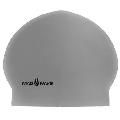 Шапочка для плавания латексная для взрослых MadWave SOLID SOFT M056502 цвет синий
