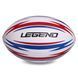 М'яч для регбі дитячий LEGEND R-3290 розмір 3 білий-червоний-синій