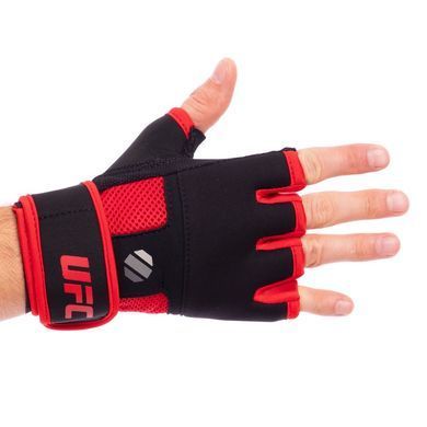 Быстрые бинты внутренние перчатки митенки UFC Contender UHK-69412 S-M черный