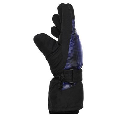 Рукавички для лиж та сноуборду жіночі LUCKYLOONG B-4455 розмір L-XL колір чорний-зелений