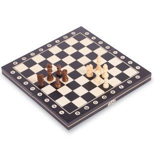 Шахматы настольная игра деревянные Xinliye W8013 размер 29x29 см