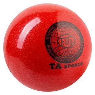 М'яч гімнастичний d-16см 280гр TA SPORT червоний TA280-1