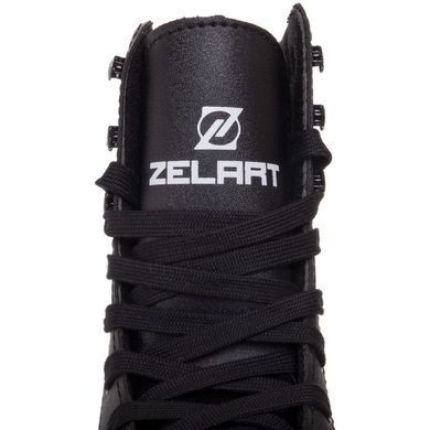 Коньки фигурные черные Zelart Z-4463 размер 34