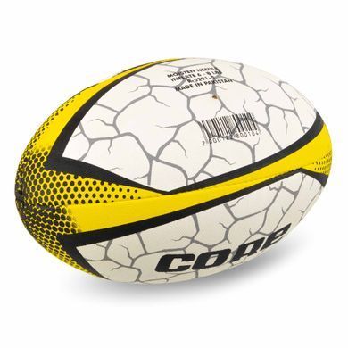 Мяч для регби CORE R-5388-5 №5 белый-желтый