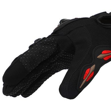 Мотоперчатки короткие для города с защитой RACING BIKER SC-04 размер XL цвет черный