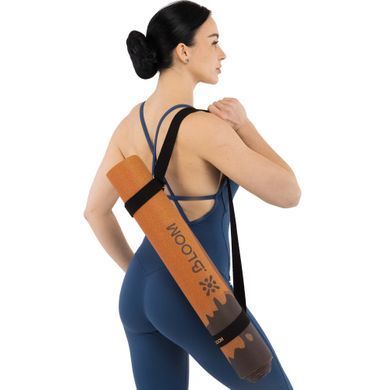 Ремень-стяжка для переноски коврика BLOOM YOGA PAD STRAP LB7089 цвет черный