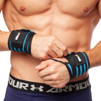 Бинты кистевые для жима STRENGTH WRIST WRAPS MUTE 9905-1 2штуки цвета в ассортименте