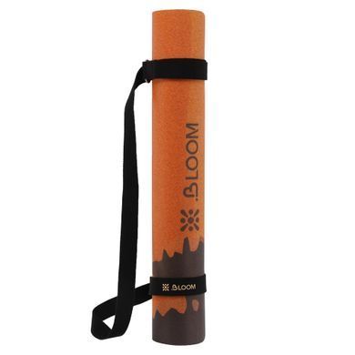 Ремень-стяжка для переноски коврика BLOOM YOGA PAD STRAP LB7089 цвет черный