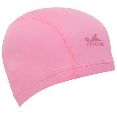 Шапочка для плавания текстильная YINGFA C0075 цвет розовый