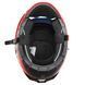 Мотошолом модуляр (flip-up) YOGE Паща дракона M-9403-3 розмір M (55-58) колір червоний-чорний