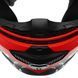 Мотошолом модуляр (flip-up) YOGE Паща дракона M-9403-3 розмір M (55-58) колір червоний-чорний