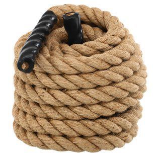 Канат для кросфіту Combat Battle Rope Zelart FI-0909-12 12м коричневий