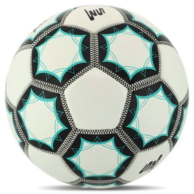М'яч футбольний SOCCERMAX FB-8079 колір білий-золотий