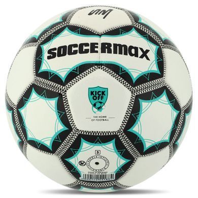 М'яч футбольний SOCCERMAX FB-8079 колір білий-золотий