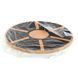 Диск балансувальний балансборд дерев'яний WOOD BALANCE BOARD Zelart FI-0912 39х7,5см кольори в асортименті
