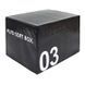 Бокс пліометричний тумба для кросфіту Пліобокс Soft plyometric box Zelart FI-5334-3 1шт 60см чорний