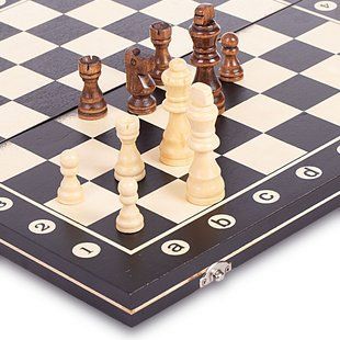 Шахматы настольная игра деревянные Xinliye W8015 размер 39x39 см
