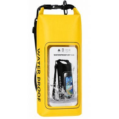 Гермомешок водонепроницаемый с прозрачным окном для телефона Zelart Waterproof Bag TY-7479 цвет черный