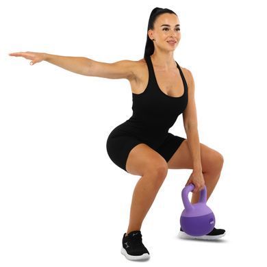 Гиря мягкая Zelart SOFT KETTLEBELL FI-0122-6 цвет фиолетовый