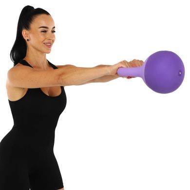 Гиря мягкая Zelart SOFT KETTLEBELL FI-0122-6 цвет фиолетовый