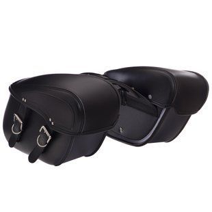 Кофри бічні для мотоцикла з екошкіри Chopper BUOTAI H01-2 2шт 49x27x15см чорний