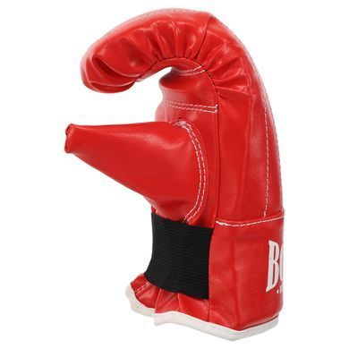 Снарядные перчатки-блинчики для бокса искусственная кожа BOXER 2015 размер L цвет черный