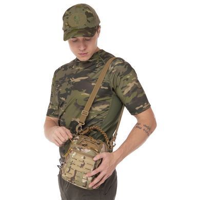 Сумка-слинг тактическая с одной лямкой Zelart ZK-14 цвет камуфляж marpat