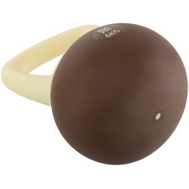Гиря мягкая BLOOM SOFT KETTLEBELL LB7012-6 цвет белый-коричневый