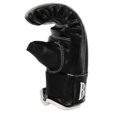 Снарядные перчатки-блинчики для бокса искусственная кожа BOXER 2015 размер L цвет черный