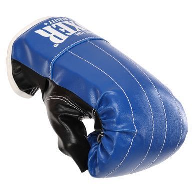 Снарядные перчатки-блинчики для бокса искусственная кожа BOXER 2015 размер L цвет черный