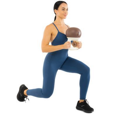 Гиря мягкая BLOOM SOFT KETTLEBELL LB7012-6 цвет белый-коричневый