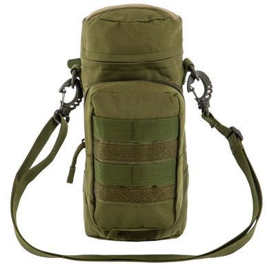Подсумок тактический для емкости с водой и дополнительным отделением Military Rangers ZK-9104 цвет оливковый