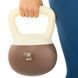 Гиря мягкая BLOOM SOFT KETTLEBELL LB7012-6 цвет белый-коричневый