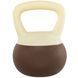 Гиря мягкая BLOOM SOFT KETTLEBELL LB7012-6 цвет белый-коричневый