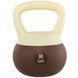Гиря мягкая BLOOM SOFT KETTLEBELL LB7012-6 цвет белый-коричневый