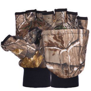 Рукавиці для риболовлі теплі REALTREE Zelart A-444 розмір M-L