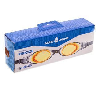 Очки для плавания взрослые MadWave PRECIZE M045101 цвет голубой