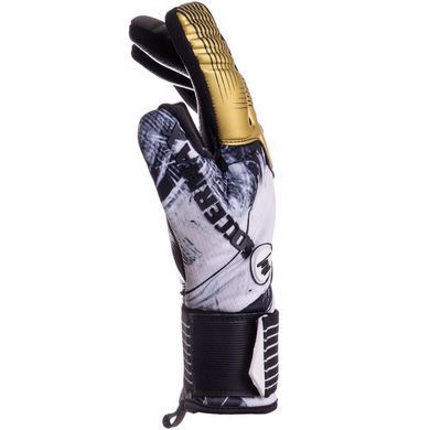 Рукавиці воротарські професійні із захистом пальців SOCCERMAX GK-008 розмір 8
