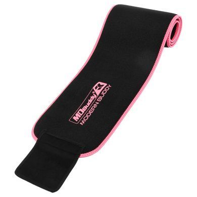 Пояс для схуднення SWEATY BELT MDbuddy FI-2636 колір чорний-рожевий