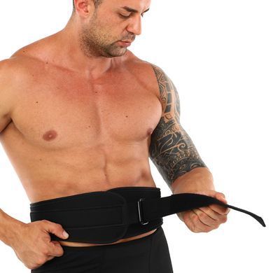 Пояс атлетический текстильный EZOUS LIFTING BELT O-06 размер S