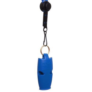 Свисток спортивный судейский пластиковый со шнурком WHISTLE MICRO SAFETY FOX40-9513 цвета в ассортименте