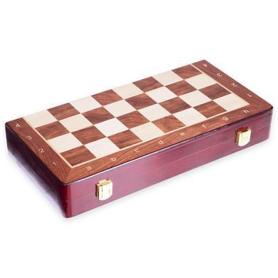 Шахи настільна гра дерев'яні ZOOCEN X3118 розмір 35x35 см